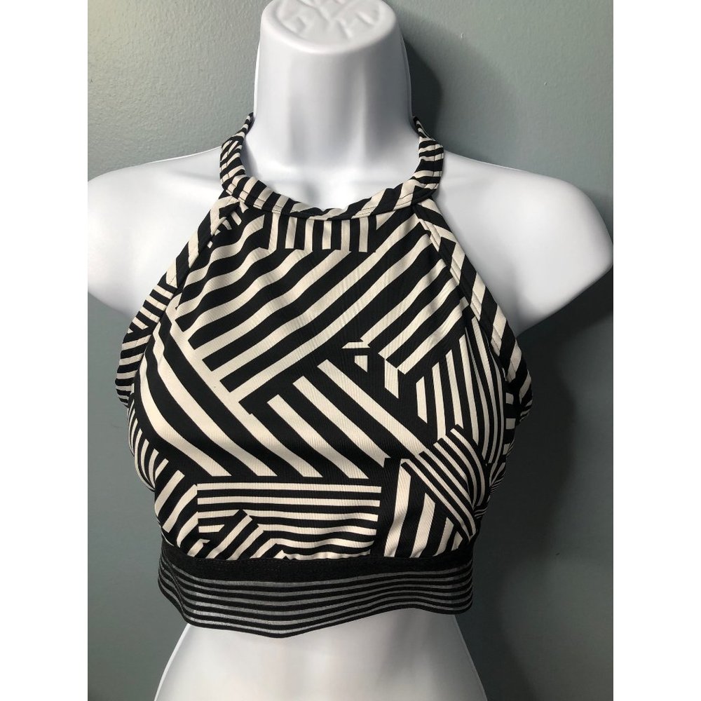 Victoria sport Sports bra black/white med